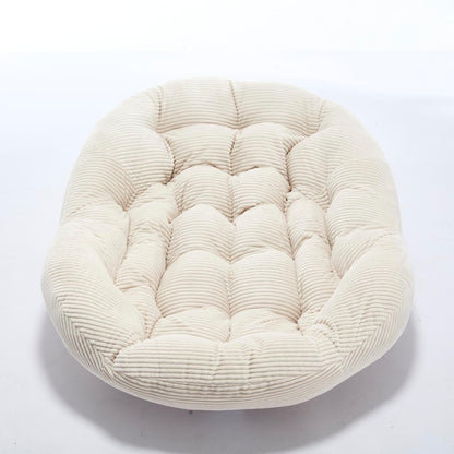 2025 Luxury Rocking Recliner - Zero-Gravity Rattan Chair for Napping & Lounging, Includes Ottoman!